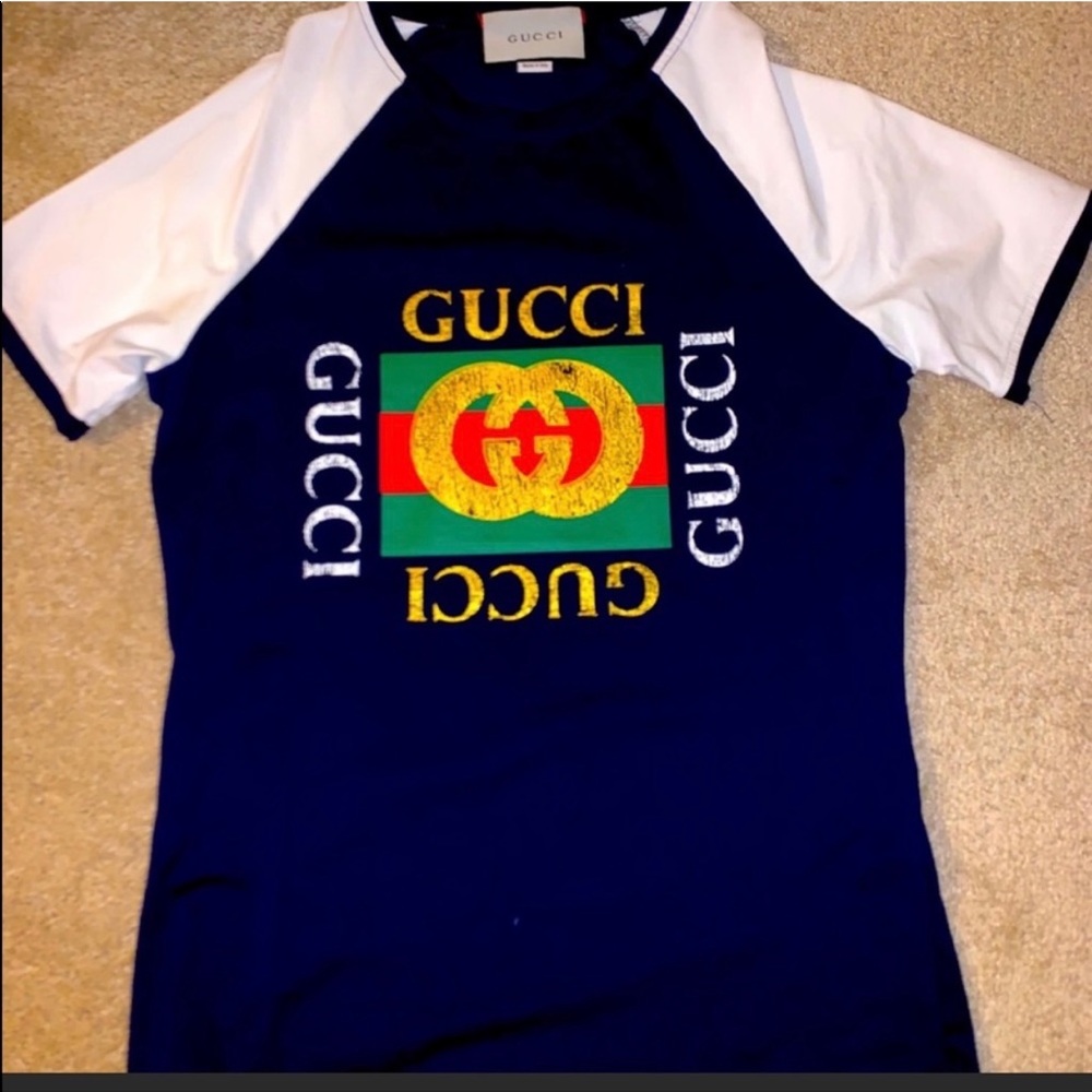 Navy Blue Stretch fitted tee